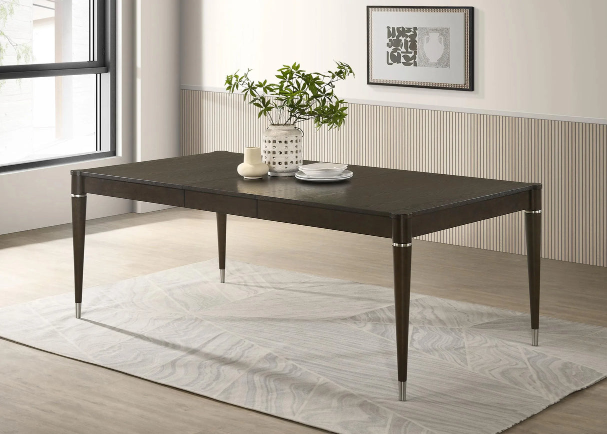 Reseda Ash Brown Extendable Dining Table by Coaster at Eve Furniture