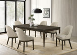 Reseda Oatmeal Upholstered Dining Side Chair, Set of 2 by Coaster at Eve Furniture