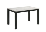 Resia Black and White Dining Set by Crown Mark at Eve Furniture
