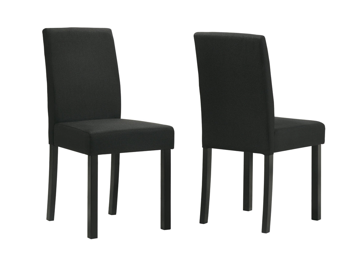 Resia Black and White Dining Set by Crown Mark at Eve Furniture