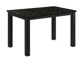 Resia Black Dining Table by Crown Mark at Eve Furniture