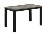 Resia Concrete Gray Dining Table by Crown Mark at Eve Furniture