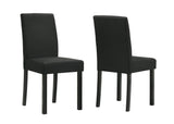 Resia Black Dining Chair, Set of 4 by Crown Mark at Eve Furniture