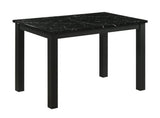 Resia Black Dining Set by Crown Mark at Eve Furniture