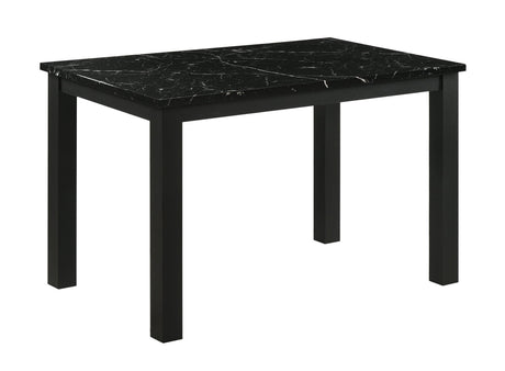 Resia Black Dining Table by Crown Mark at Eve Furniture