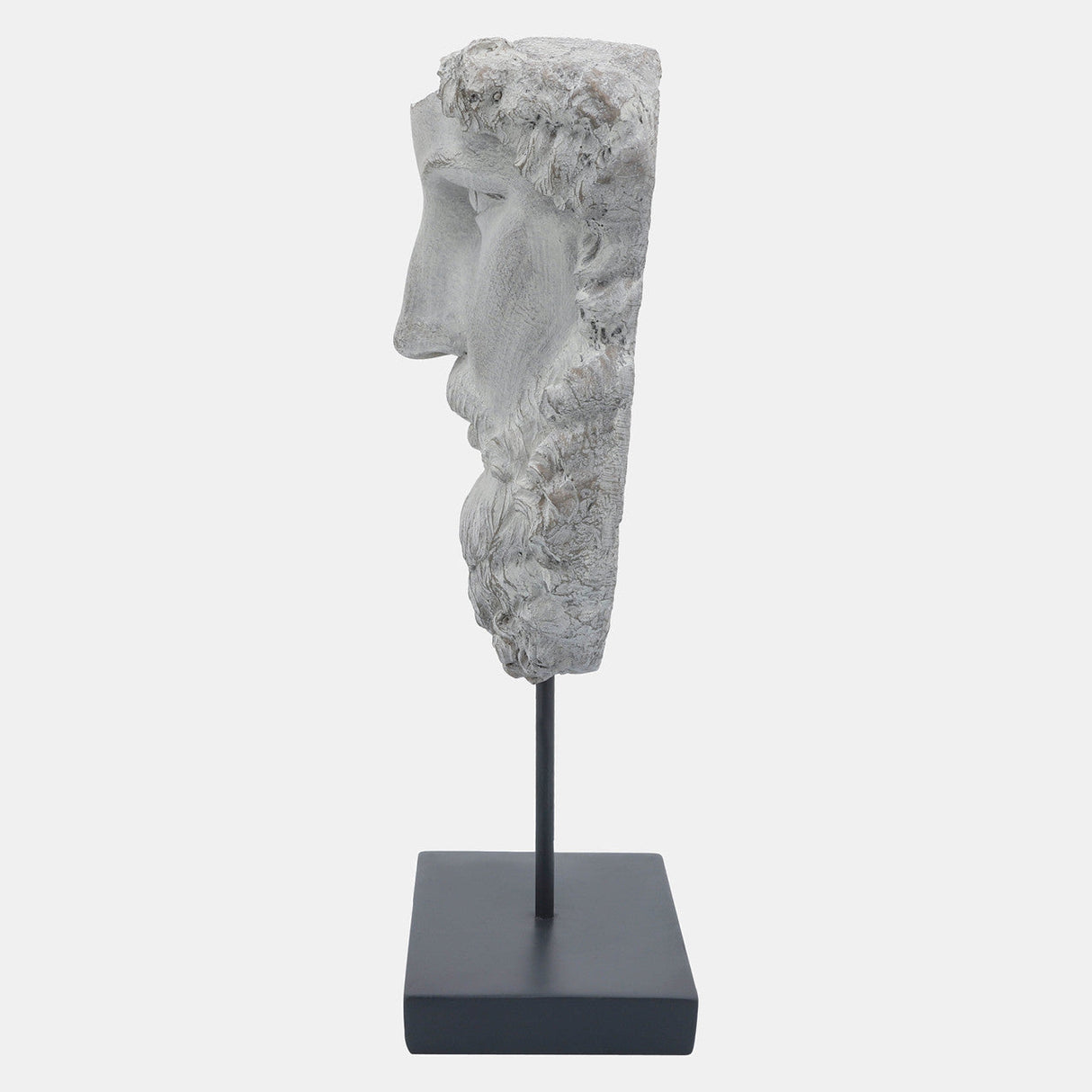 Resin, 18" Face On Stand, Gray