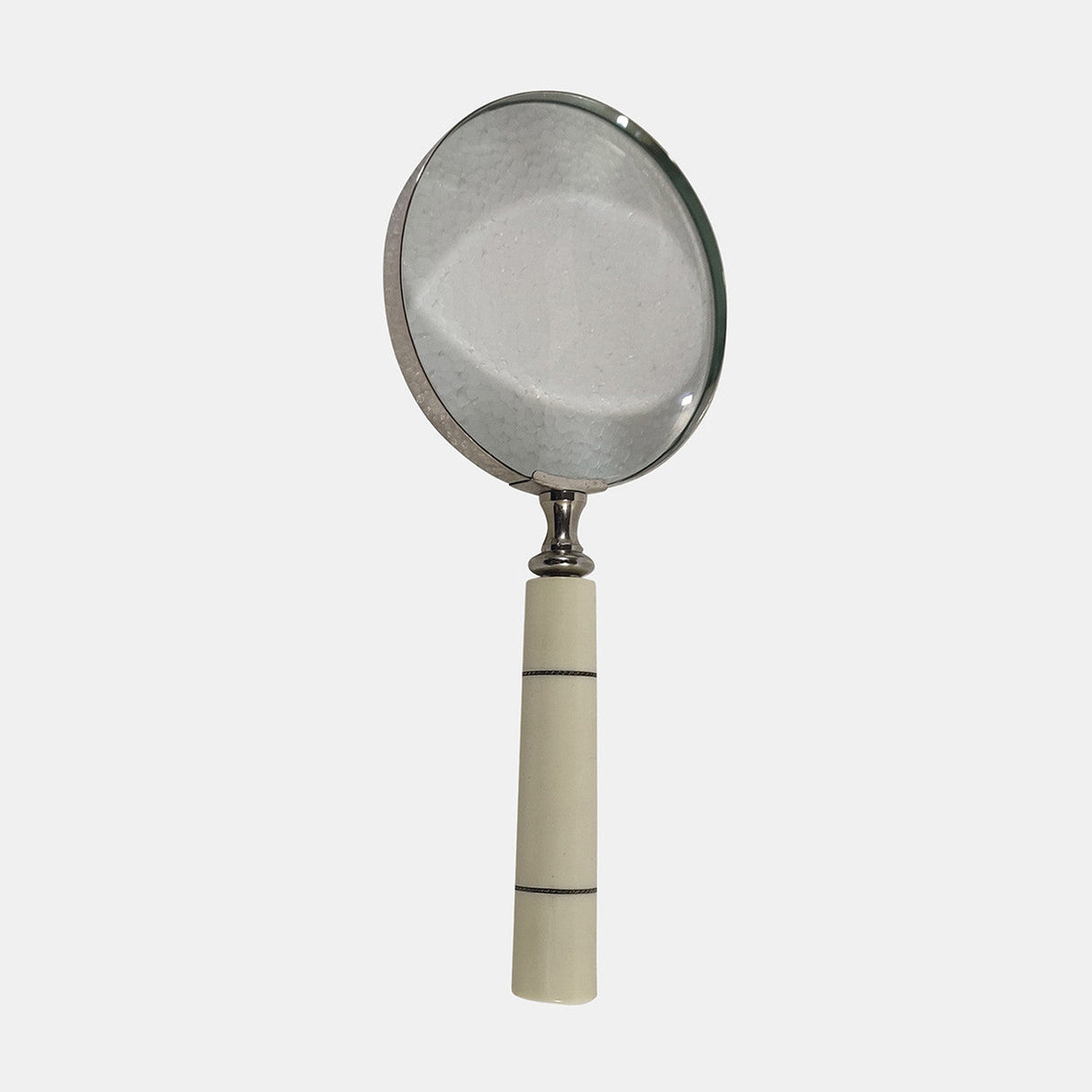 Resin, 4" Magnifying Glass, Ivory