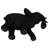 Resin, 8" Elephant Deco, Black