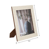 Resin, 8x10 Chain Photo Frame, Ivory