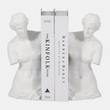 Resin, S/2 11"h Greek Godess, White