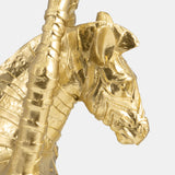 Resin, S/3 8" No Evil Zebras, Gold