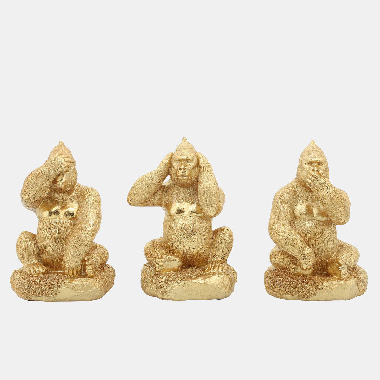 Resin, S/3 Hear, Speak, See No Evil Gorillas, Gold