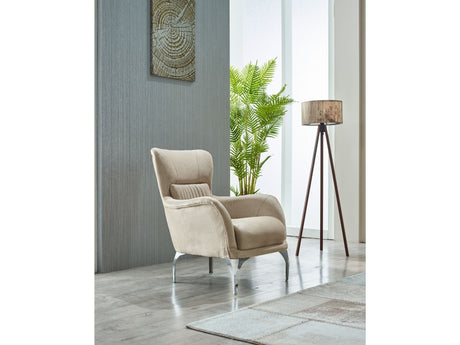 Resital Beige 3-Piece Living Room Set (Sofa & Loveseat & Chair) by Furnia at Eve Furniture