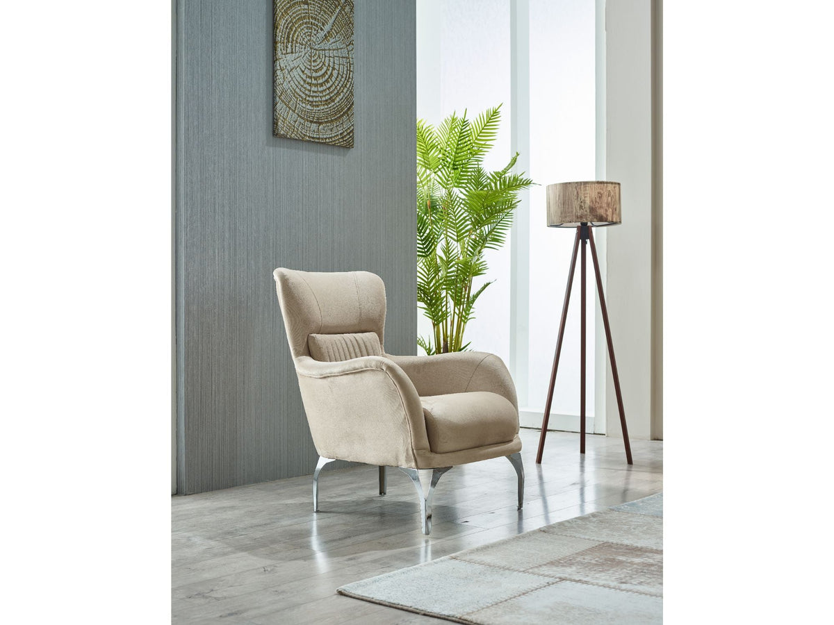 Resital Beige 4-pieces Livingroom Set by Furnia at Eve Furniture