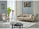 Resital Beige 4-pieces Livingroom Set by Furnia at Eve Furniture