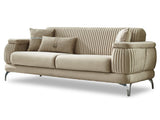 Resital Beige 4-pieces Livingroom Set by Furnia at Eve Furniture