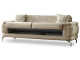 Resital Beige 4-pieces Livingroom Set by Furnia at Eve Furniture