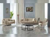 Resital Beige 4-pieces Livingroom Set by Furnia at Eve Furniture