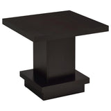 Reston Cappuccino 3-Piece Square Coffee and End Table Set by Coaster at Eve Furniture