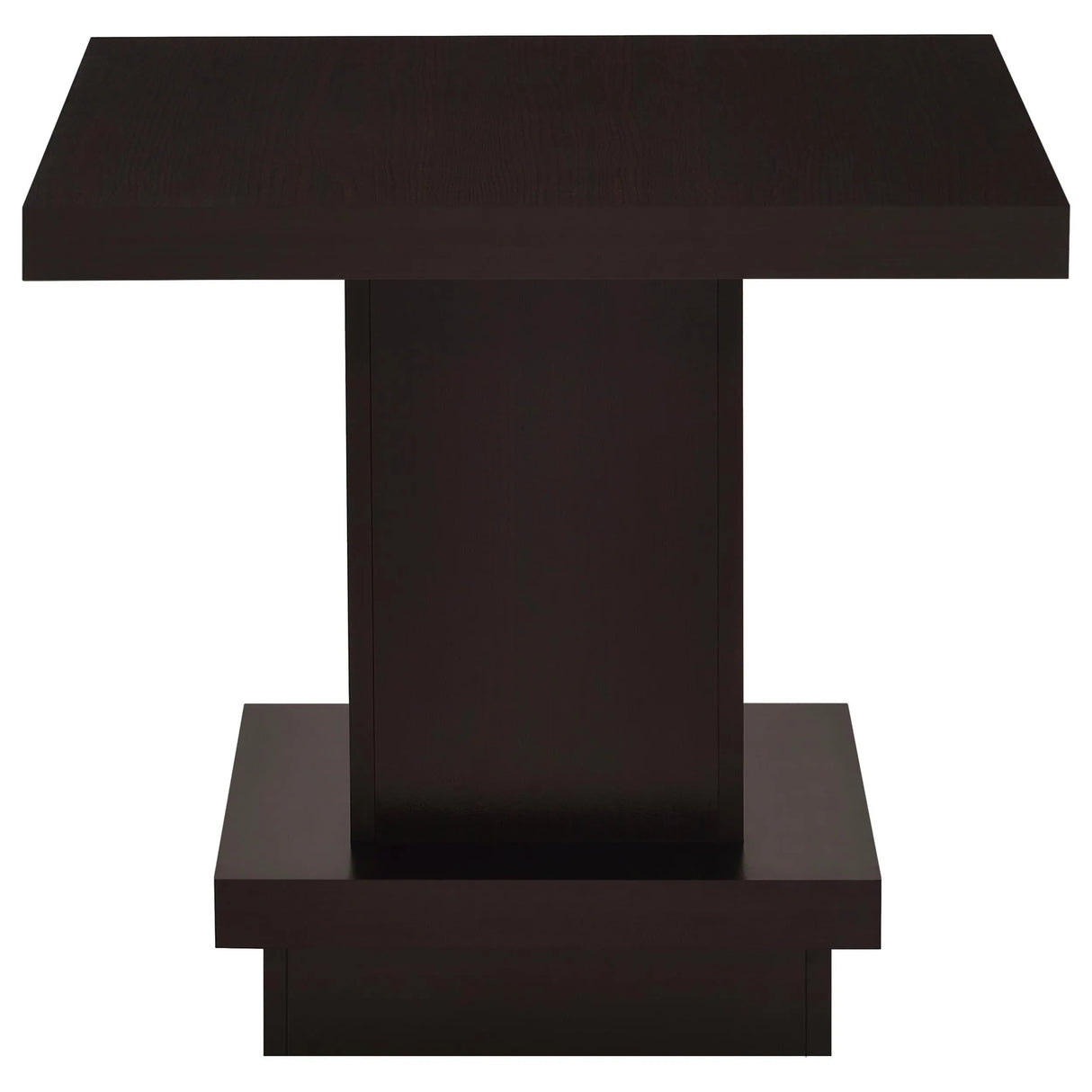 Reston Cappuccino 3-Piece Square Coffee and End Table Set by Coaster at Eve Furniture