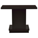 Reston Pedestal Sofa Table Cappuccino