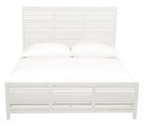 Retreat Slatted Platform Bed in Snowfall by Modus Furniture at Eve Furniture