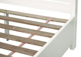 Retreat Slatted Platform Bed in Snowfall by Modus Furniture at Eve Furniture