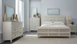 Retreat Slatted Platform Bed in Snowfall by Modus Furniture at Eve Furniture