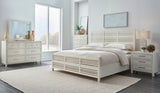 Retreat Slatted Platform Bed in Snowfall by Modus Furniture at Eve Furniture