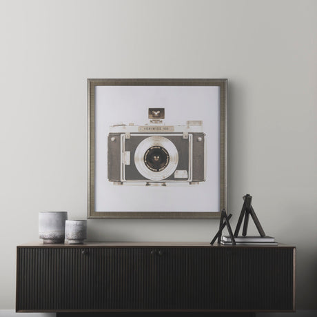 Retro Camera I by Mercana Studio a Hand Embellished Textured Framed Photo Art Print Matted under Gla by Mercana at Eve Furniture