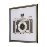 Retro Camera I by Mercana Studio a Hand Embellished Textured Framed Photo Art Print Matted under Gla by Mercana at Eve Furniture