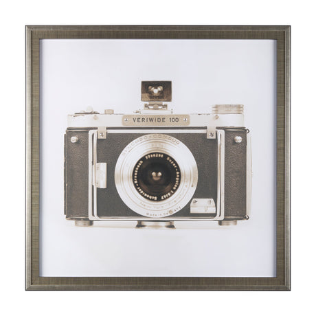 Retro Camera I by Mercana Studio a Hand Embellished Textured Framed Photo Art Print Matted under Gla by Mercana at Eve Furniture