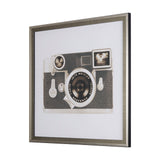 Retro Camera II by Mercana Studio a Hand Embellished Textured Framed Photo Art Print Matted under Gl by Mercana at Eve Furniture