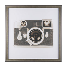 Retro Camera II by Mercana Studio a Hand Embellished Textured Framed Photo Art Print Matted under Gl by Mercana at Eve Furniture