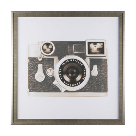 Retro Camera II by Mercana Studio a Hand Embellished Textured Framed Photo Art Print Matted under Gl by Mercana at Eve Furniture