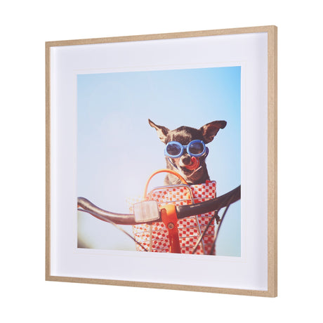 Retro Chihuahua by THE Studio a Framed Photo Art Print Matted under Glass by Mercana at Eve Furniture