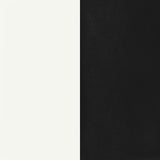 Retro Glossy White/Black 5-Piece Oval Dining Set by Coaster at Eve Furniture