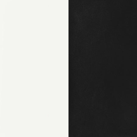 Retro Glossy White/Black 5-Piece Round Dining Set by Coaster at Eve Furniture