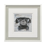 Retro Phone I by Ethan Harper a Framed Art Print Matted under Glass by Mercana at Eve Furniture