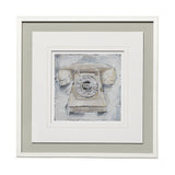 Retro Phone II by Ethan Harper a Framed Art Print Matted under Glass by Mercana at Eve Furniture