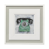 Retro Phone III by Ethan Harper a Framed Art Print Matted under Glass by Mercana at Eve Furniture
