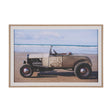Retro Racing - Automobile by Ben Wood a Framed Photo Art Print Matted under Glass by Mercana at Eve Furniture