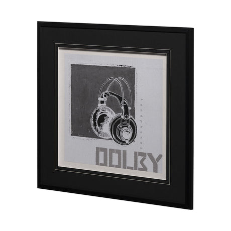 Retro Tone I by Alarm a Hand Embellished Textured Framed Art Print Matted under Glass by Mercana at Eve Furniture