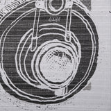 Retro Tone I by Alarm a Hand Embellished Textured Framed Art Print Matted under Glass by Mercana at Eve Furniture
