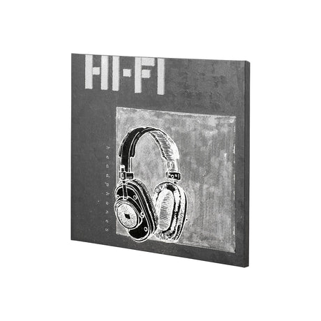 Retro Tone II by Alarm a Hand Embellished Textured Canvas by Mercana at Eve Furniture