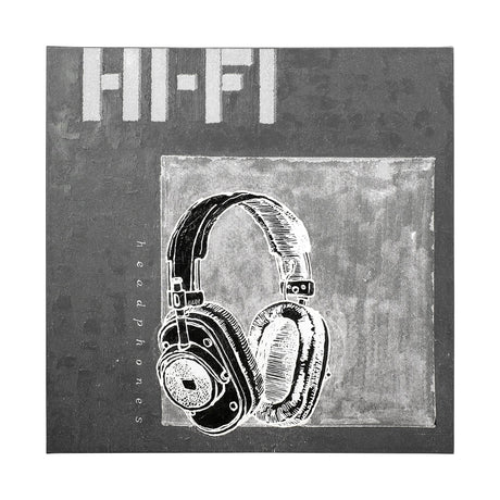 Retro Tone II by Alarm a Hand Embellished Textured Canvas by Mercana at Eve Furniture