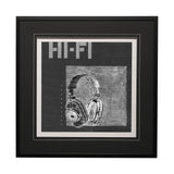 Retro Tone II by Alarm a Hand Embellished Textured Framed Art Print Matted under Glass by Mercana at Eve Furniture