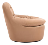 Reva Tan Swivel Chair by Zuomod at Eve Furniture