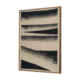 Revelin Large Fabric Collage Framed Linen Framed Wall Art by Mercana at Eve Furniture