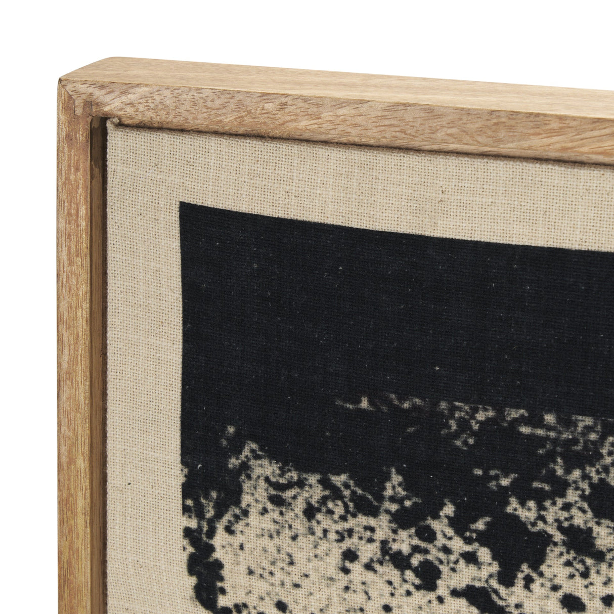 Revelin Large Fabric Collage Framed Linen Framed Wall Art by Mercana at Eve Furniture